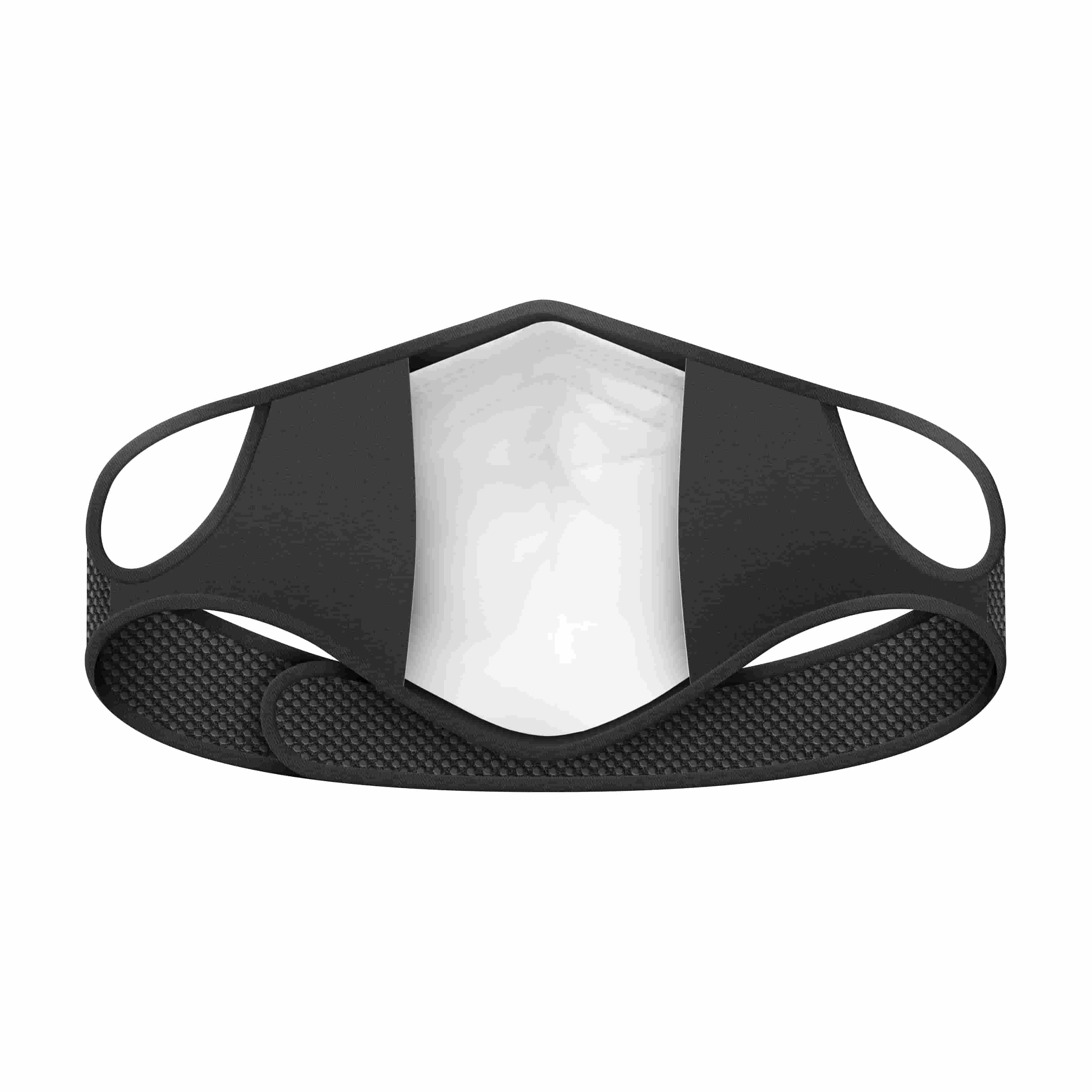 Masque antipollution Frogmask noir vue intérieure