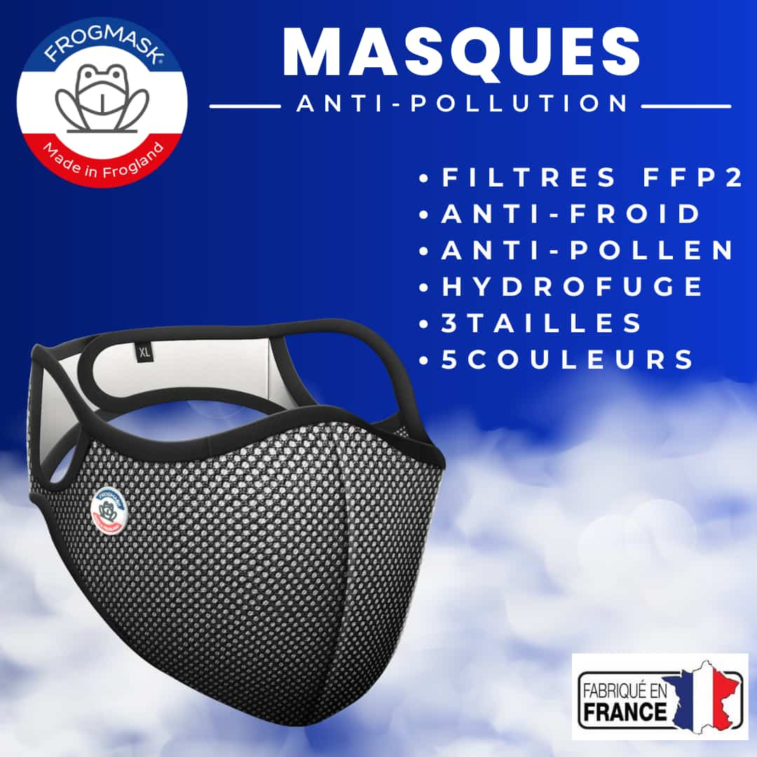 Les avantages des masques anti-pollution Frogmask